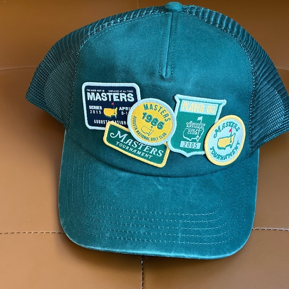 Green Masters Tournament Badges Cap
